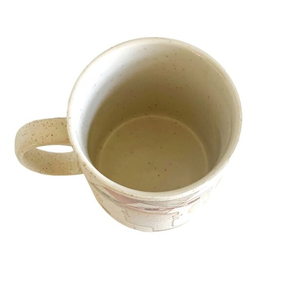 1990 Laurel Burch Native Spirit Face Painting Mug Coffee Cup 18K Gold Leafing - Picture 4 of 9